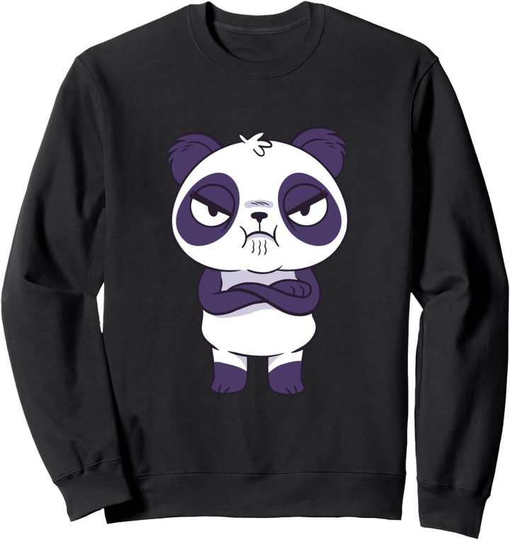 Wütender Pandabär ist nicht glücklich Sweatshirt