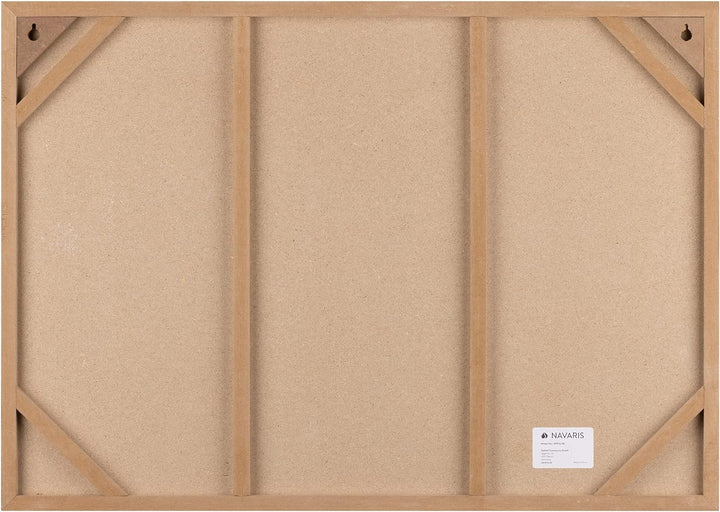 Navaris Magnettafel Magnetpinnwand Memoboard zum Beschriften - 90x60 cm Notiztafel div. Designs - Ta