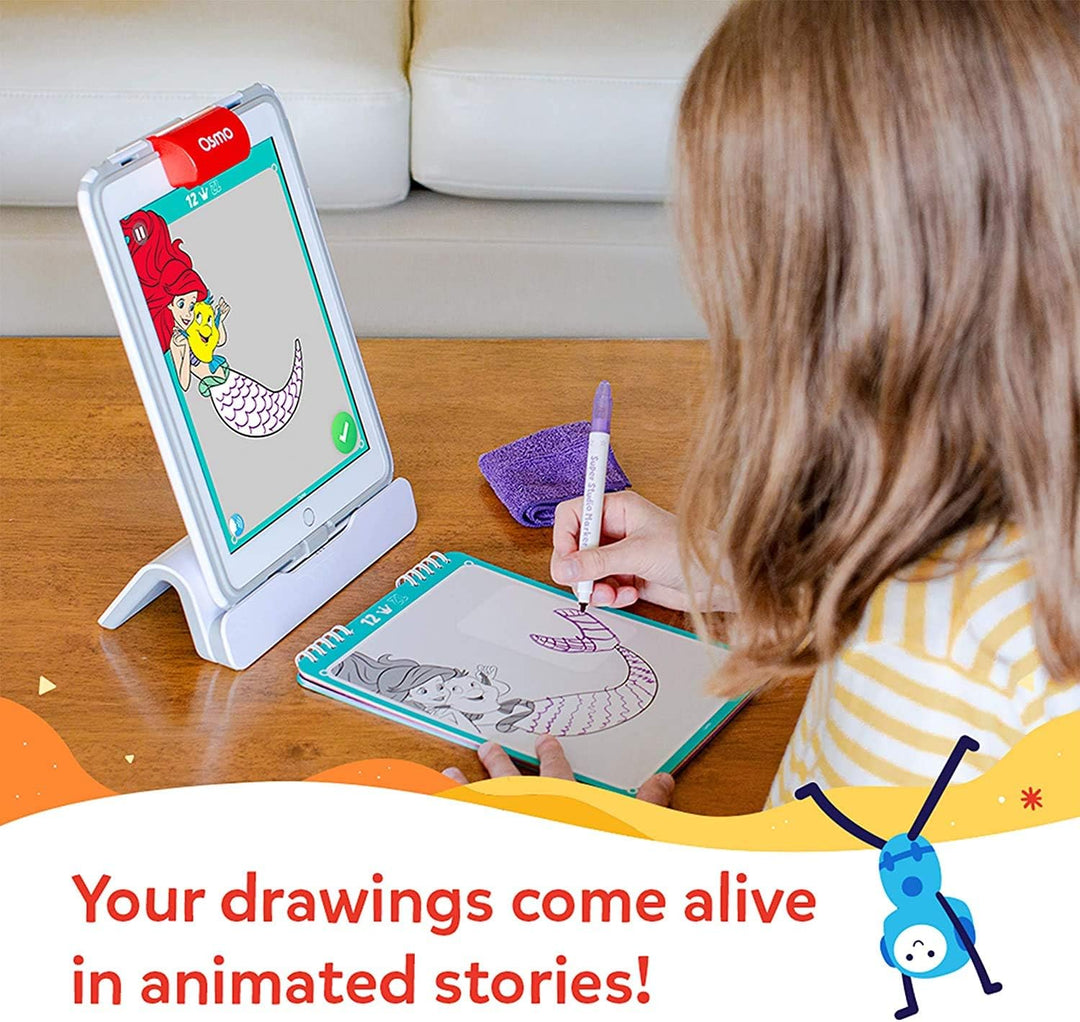 Osmo - Super Studio Disney Princess Starter Kit for iPad - Ages 5-11 - Drawing Activities iPad Base
