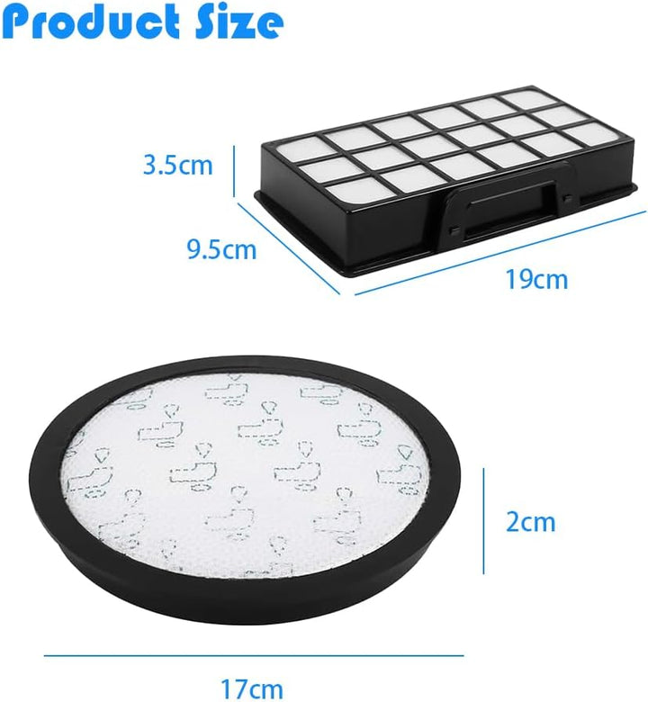 2 Sätze RO7681 Filter für Rowenta Silence Force Cyclonic Staubsauger 4AAAA Modelle,RO7612EA RO7643EA
