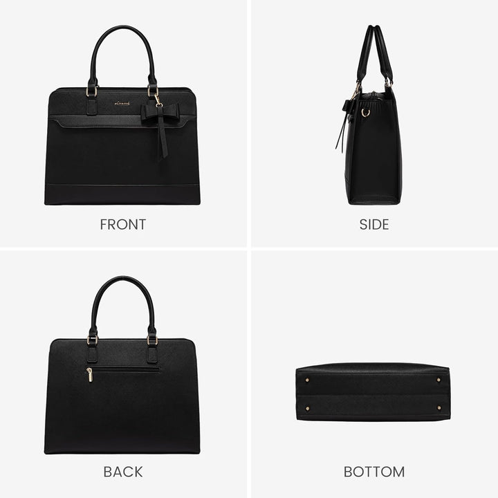 LOVEVOOK Handtasche Damen Gross, 17,3 Zoll Laptoptasche Arbeitstasche Elegant Uni Tasche Schultasche