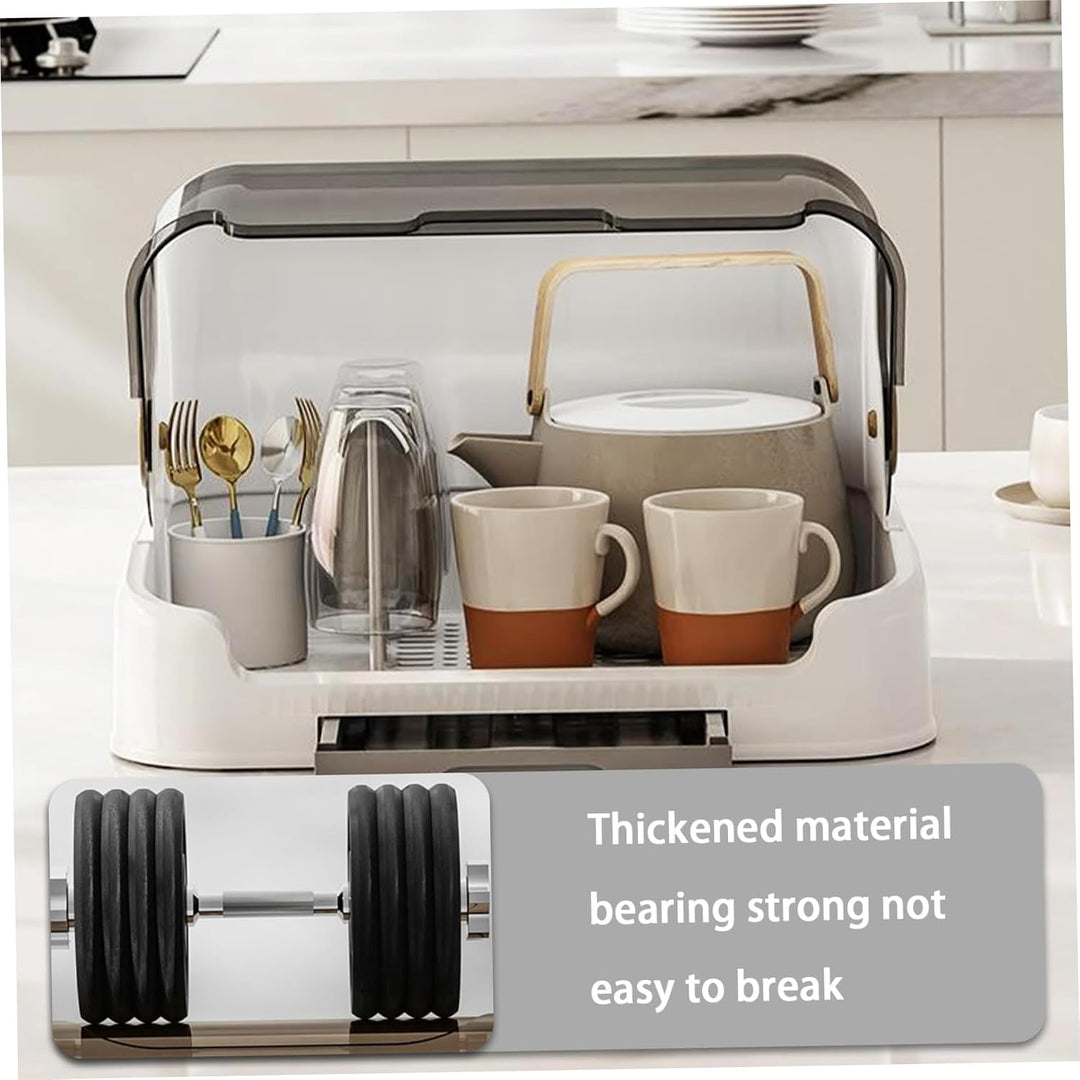 Babyflaschen Organizer, 15,7 -Zoll -Staubdicht von Babyflaschen Aufbewahrungsbox mit Deckel und abne