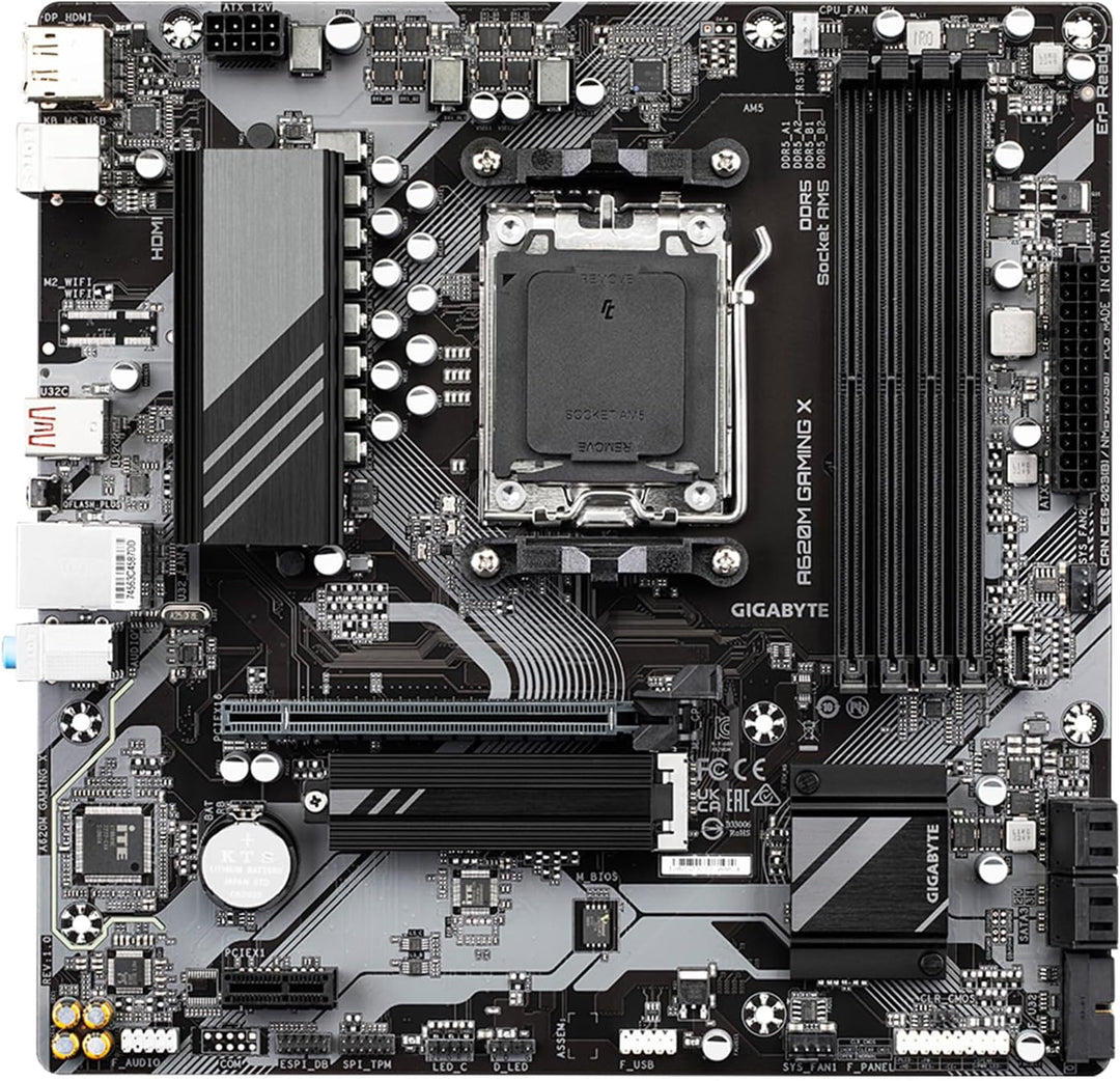 Gigabyte A620M Gaming X (Sockel AM5/A620/DDR5/S-ATA 6Gb/s/Micro ATX)