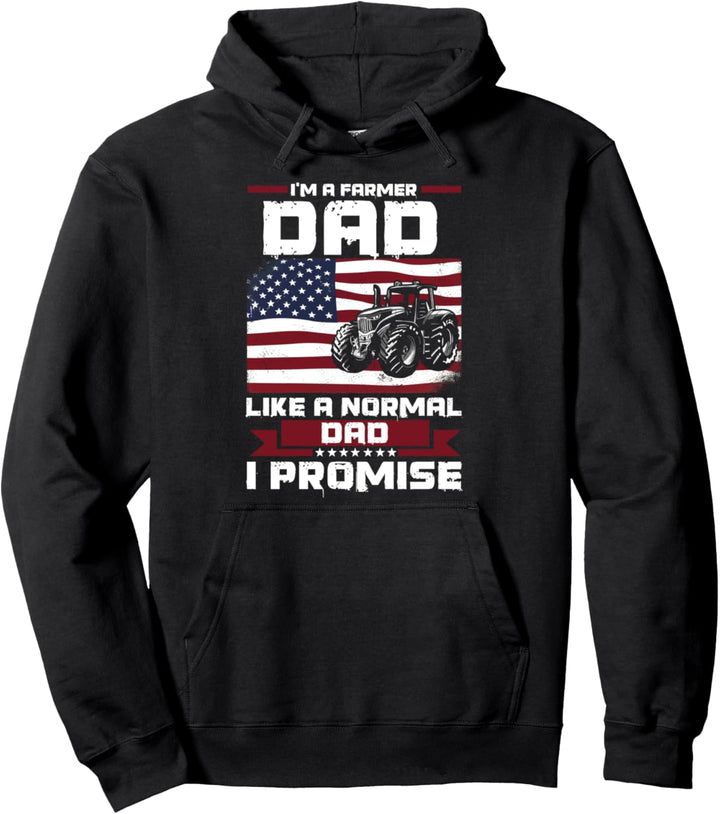 Ich bin ein Bauer-Vater wie ein normaler Papa-Bauer Pullover Hoodie