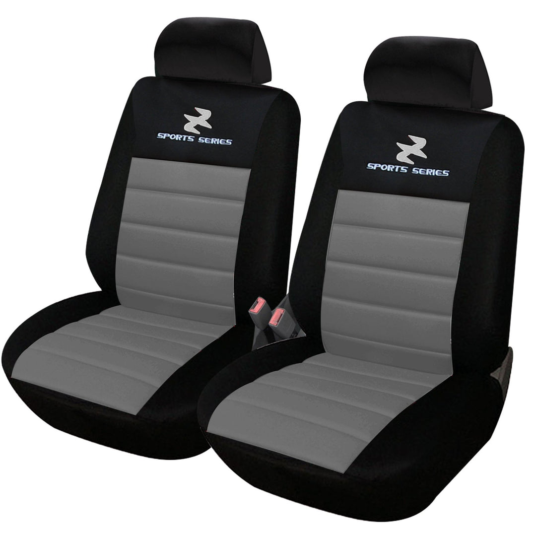 eSituro SCSC0070 2er Einzelsitzbezug universal Sitzbezüge für Auto Schonbezug Schoner Dicke gepolste