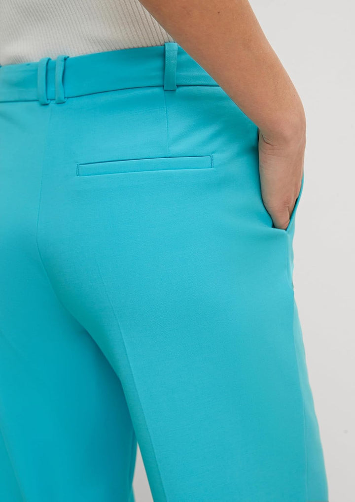 Comma Loose: Hose mit High Rise-Bund 42 Blau 6242, 42 Blau 6242