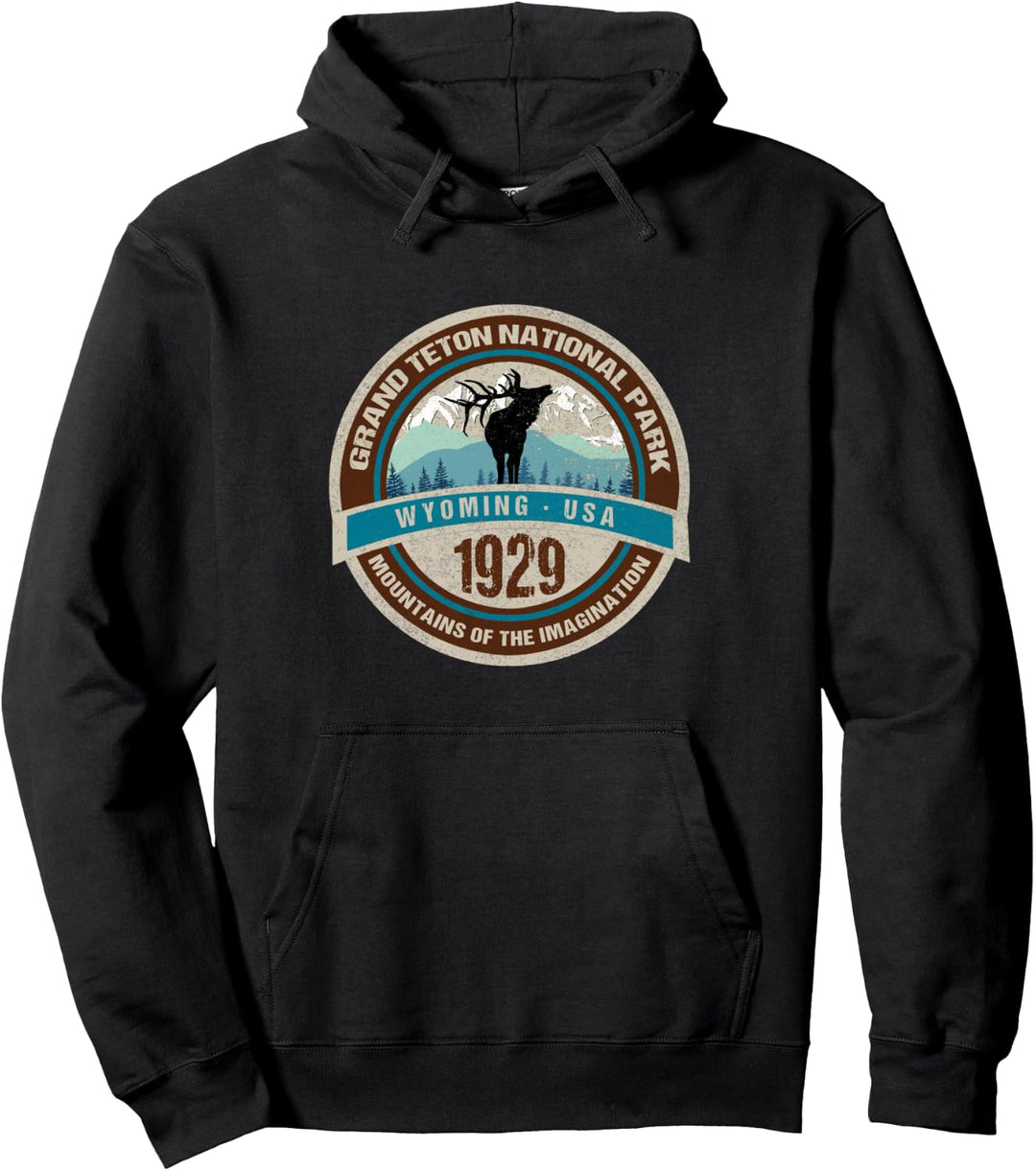 Grand Teton Nationalpark Wyoming USA Souvenir Pullover Hoodie