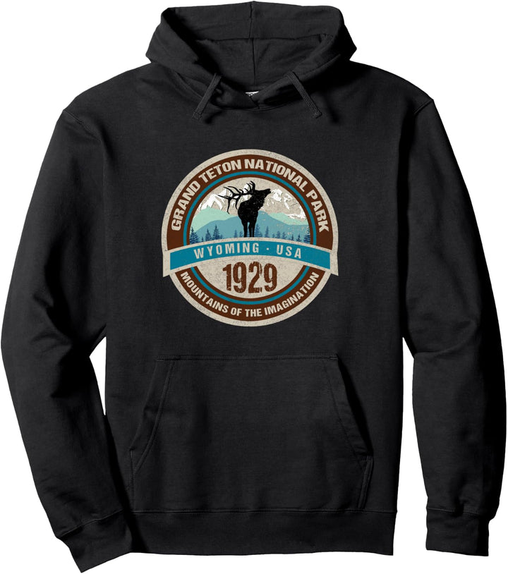 Grand Teton Nationalpark Wyoming USA Souvenir Pullover Hoodie
