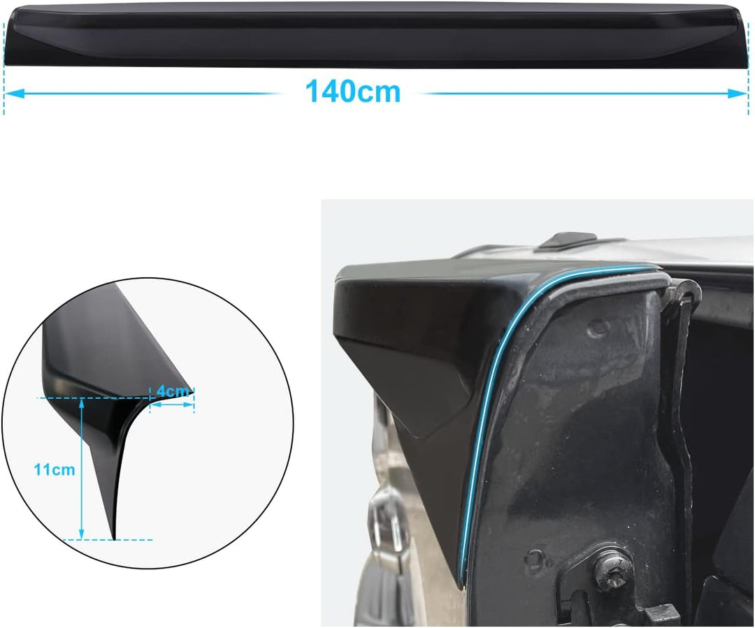 Ladekantenschutz Spoiler Pickup für Ford Ranger 2012-2022, T6 T7 T8 XL XLT Wildtrak Stormtrak Wolftr