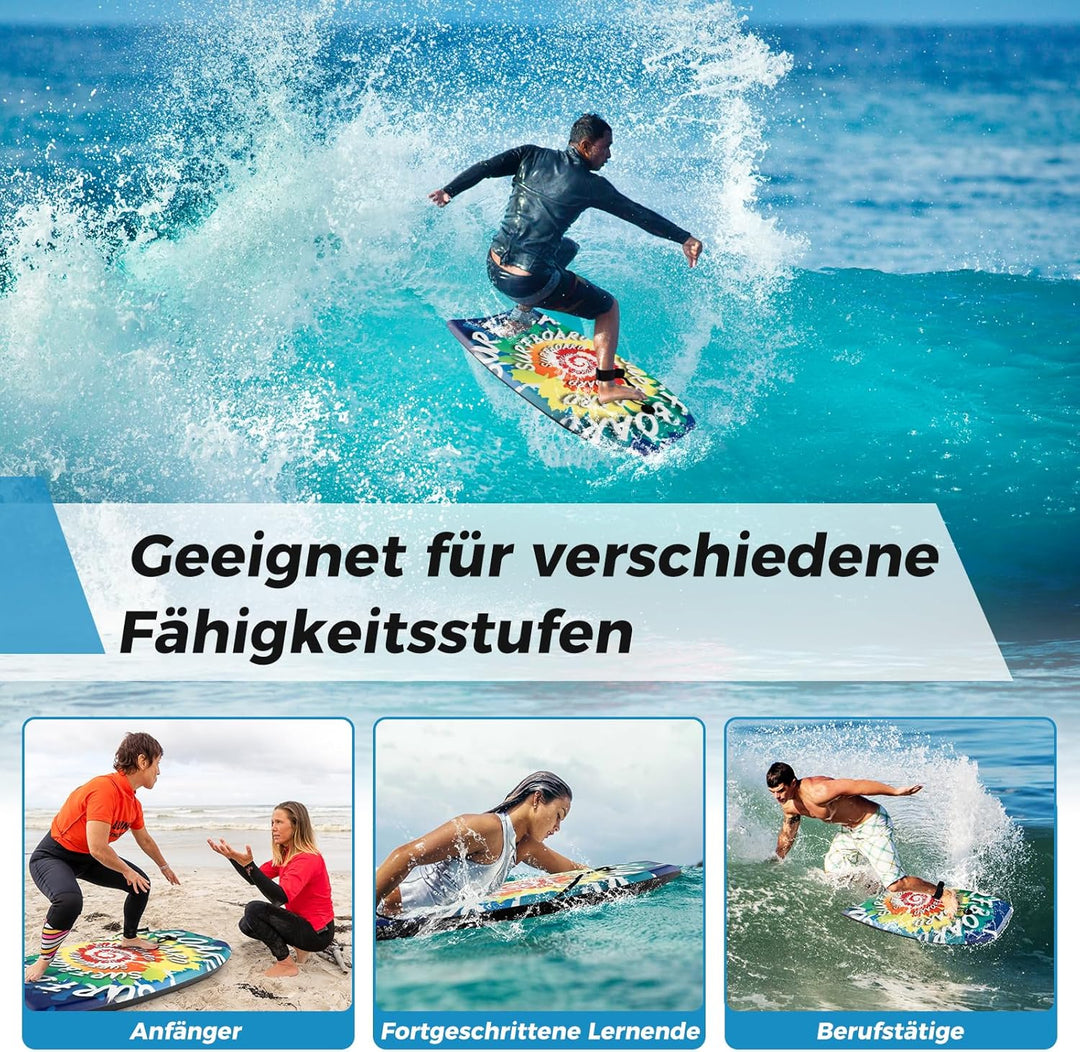GOPLUS Bodyboard, Schwimmbrett Schwimmboard leicht tragbar für Strand, Meer, Surfboard, Sup-Board mi