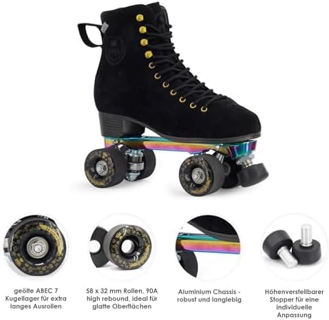 BTFL Rollschuhe für Damen Skating Dance Pro Scarlett Tony Retro Faya Pro X 35 EU, Faya Pro X 35 EU