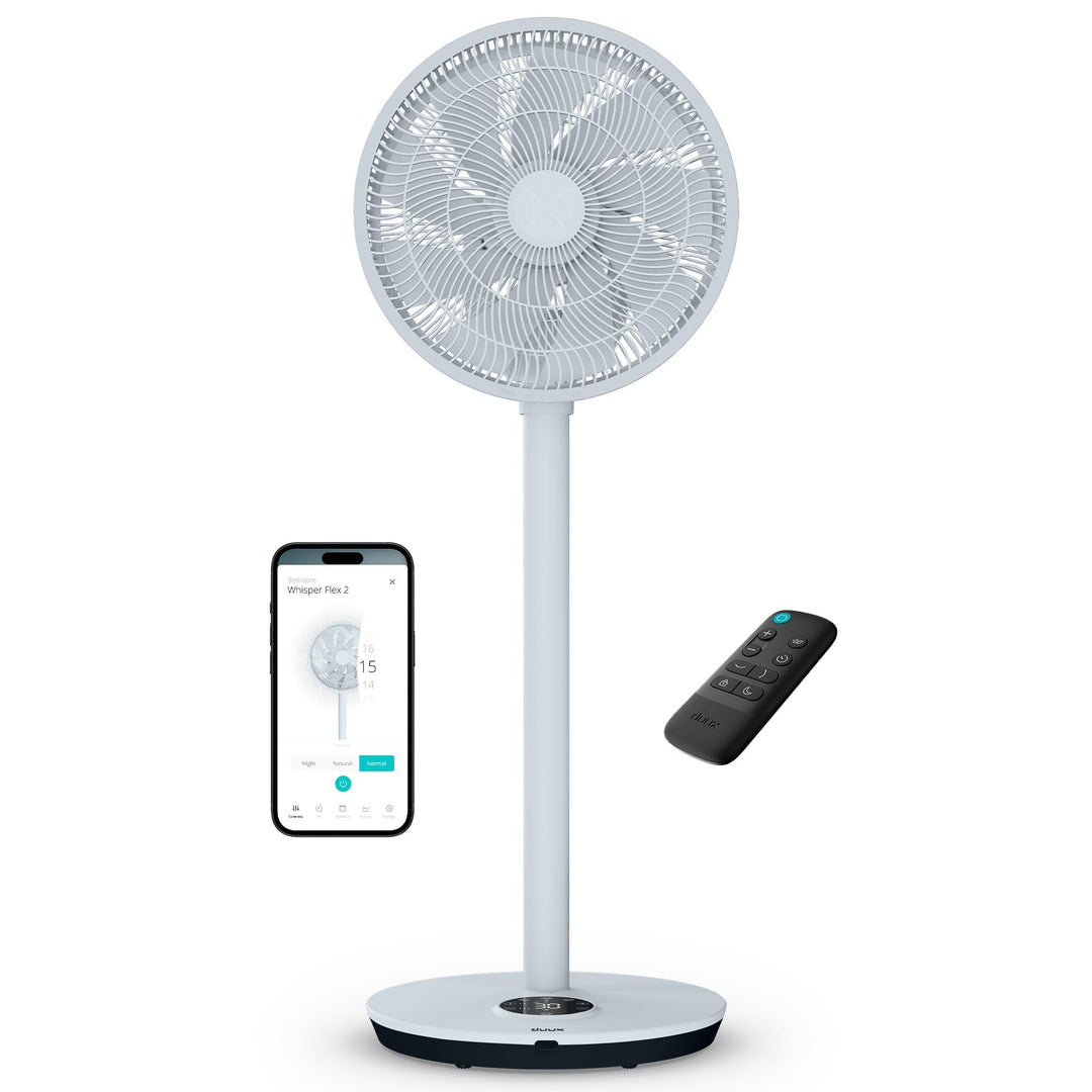 Duux Whisper Flex 2 Smart Ventilator – flüsterleise 13 dB – Nachtmodus & Timer – höhenverstellbar (5