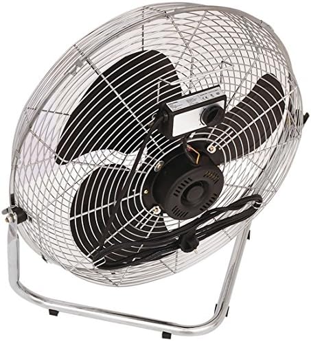 Bodenventilator WDH-FE50X aus Metall mit extra grossem Ventilatorkopf und einem Durchmesser von 50 c