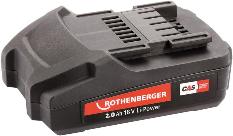 ROTHENBERGER 1000001652 RO BP18/2 Wiederaufladbar Li-HD Akku, 2Ah Kapazität, 18V