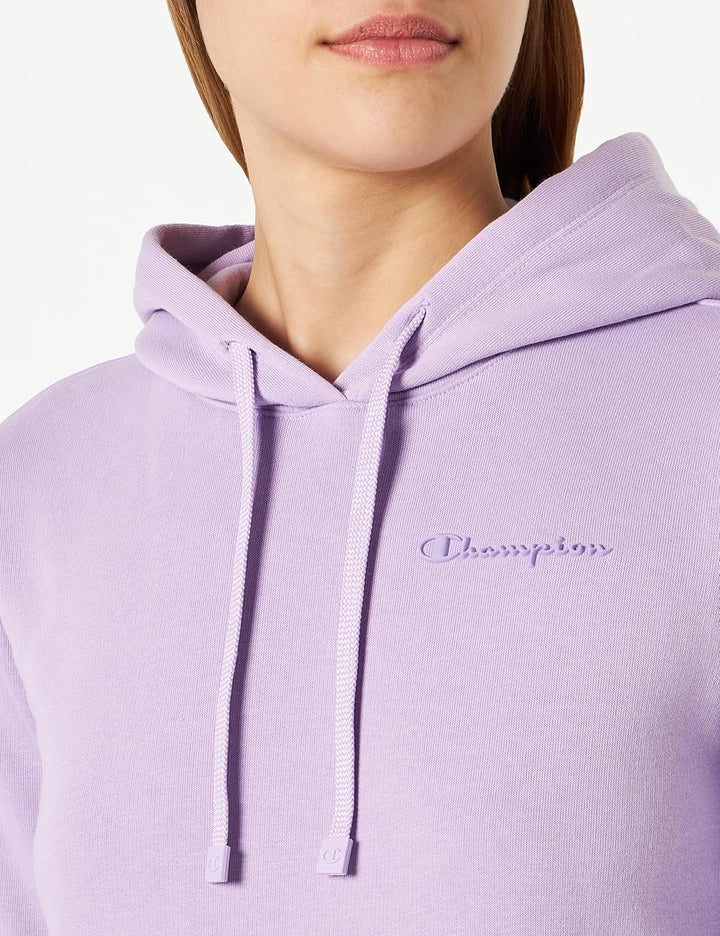 Champion Damen Mittelschwerer Jersey Hoodie, Grafische Schrift Kapuzenpullover XS Lavendel, XS Laven