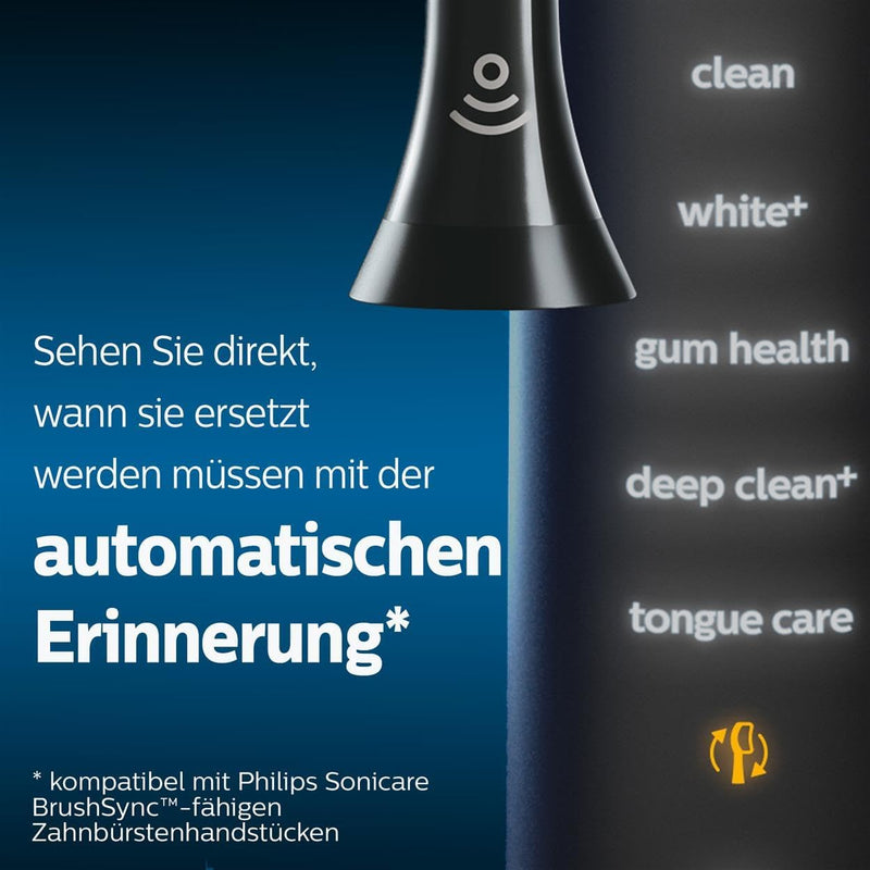 Philips Sonicare Original G3 Premium Gum Care Standard Schallzahnbürstenköpfe - 8er-Pack in Schwarz