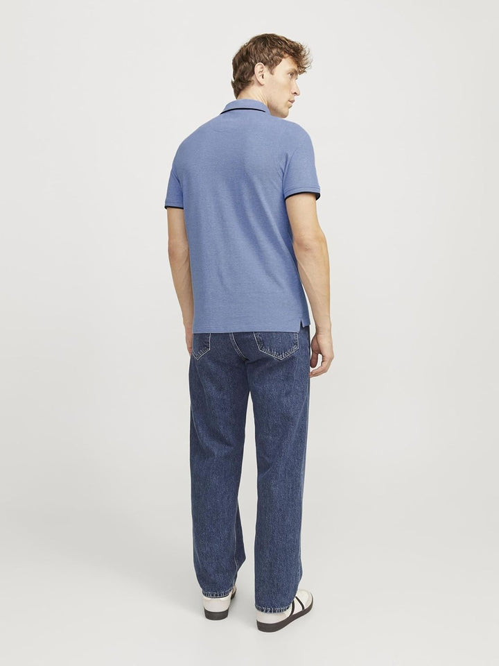 JACK & JONES Herren Jjepaulos Polo Ss Noos Polohemd (1er Pack) S Bright Cobalt, S Bright Cobalt