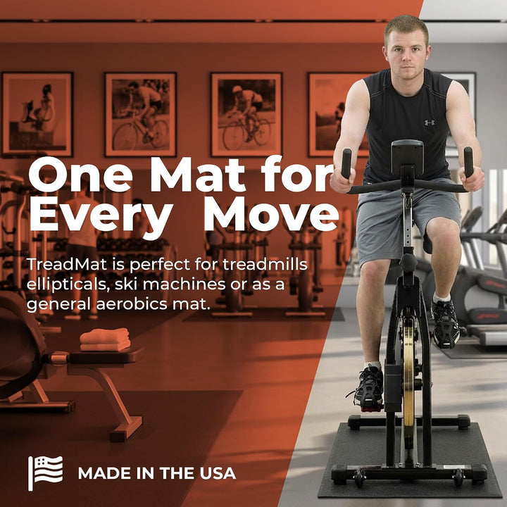 Supermats Strapazierfähige Ausrüstungsmatte, 20 GS, Innenräder, Heimtrainer und Stepper, 60,96 x 116