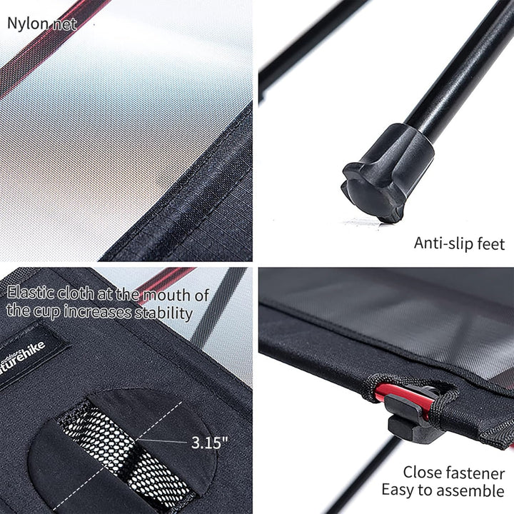 Naturehike Klapptisch Ultraleicht Klein Klapptisch Campingtisch Klappbar Klapptisch Camping Tisch Tr