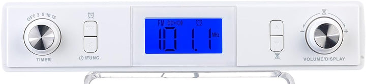auvisio Küchenunterbauradio: Stereo-FM-Küchen-Unterbauradio mit Bluetooth, Timer, Wecker, LCD, PLL (