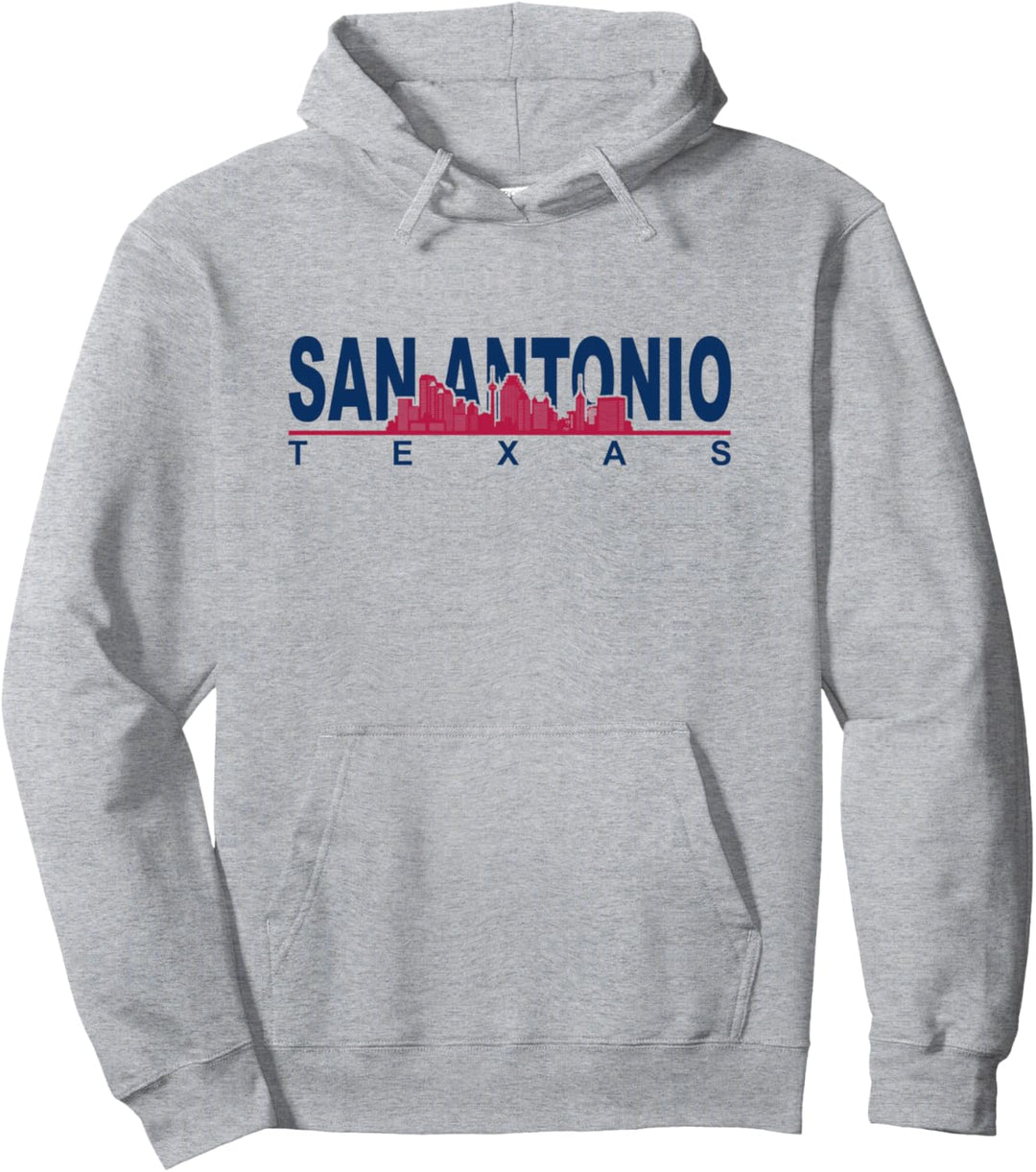 San Antonio Texas Cityskype - Skyline San Antonio Pullover Hoodie