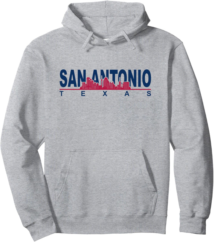 San Antonio Texas Cityskype - Skyline San Antonio Pullover Hoodie