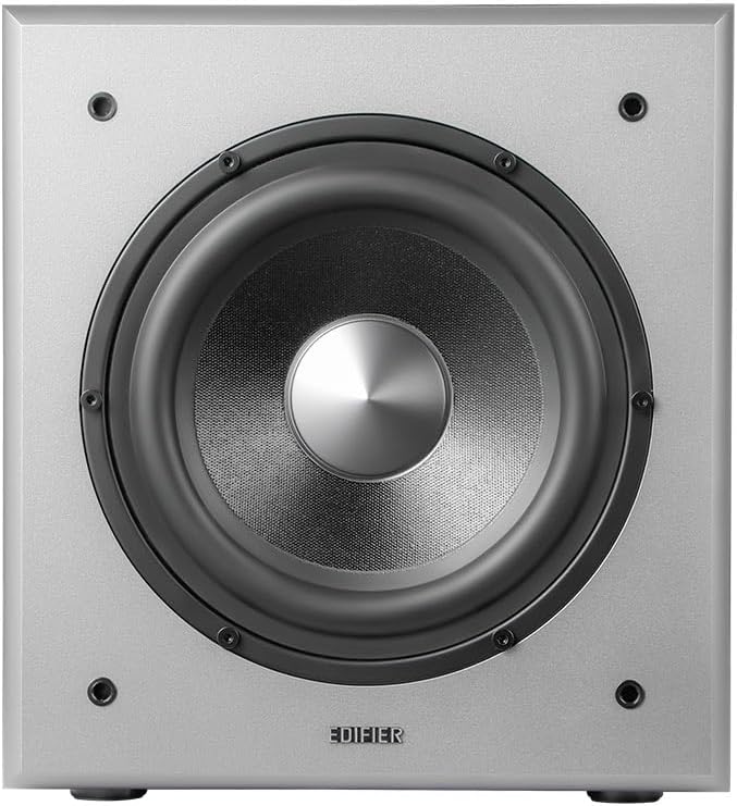 EDIFIER T5 Aktiv-Subwoofer mit Low-Pass Filter und 20,3cm (8") Basstreiber (70 Watt)
