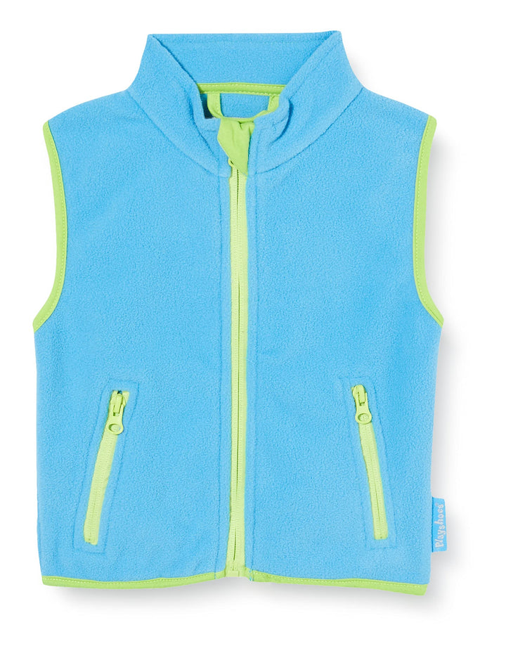 Playshoes Unisex Kinder Fleece Weste Outdoor-Oberteil 164 Aquablau, 164 Aquablau