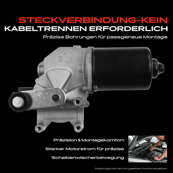 Frankberg 1x Wischermotor Scheibenwischermotor Vorne Kompatibel mit X1 E84 2.0L 3.0L 2009-2015 Repla