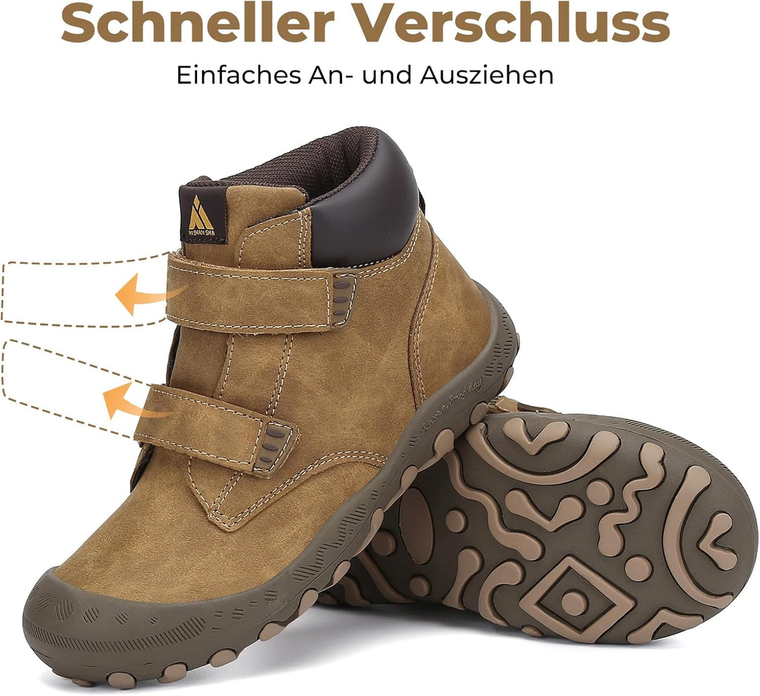Mishansha Kinder Trekking- & Wanderschuhe Jungen Mädchen Wanderstiefel Outdoor Trekkingschuhe 26 EU