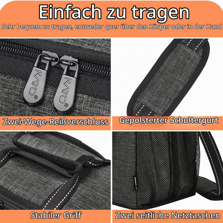 Kato Tirrinia Flaschentasche 6 Flaschen Wein Kühltasche Flasche Kühltaschen, Weintasche Kühltaschen