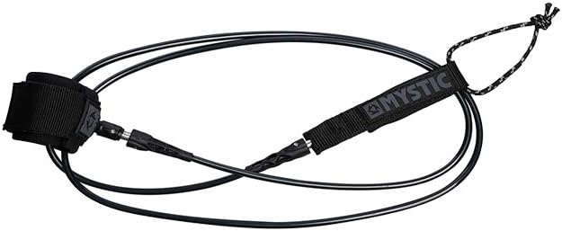 Mystic Surfboard Leash Schwarz 5ft, Schwarz 5ft