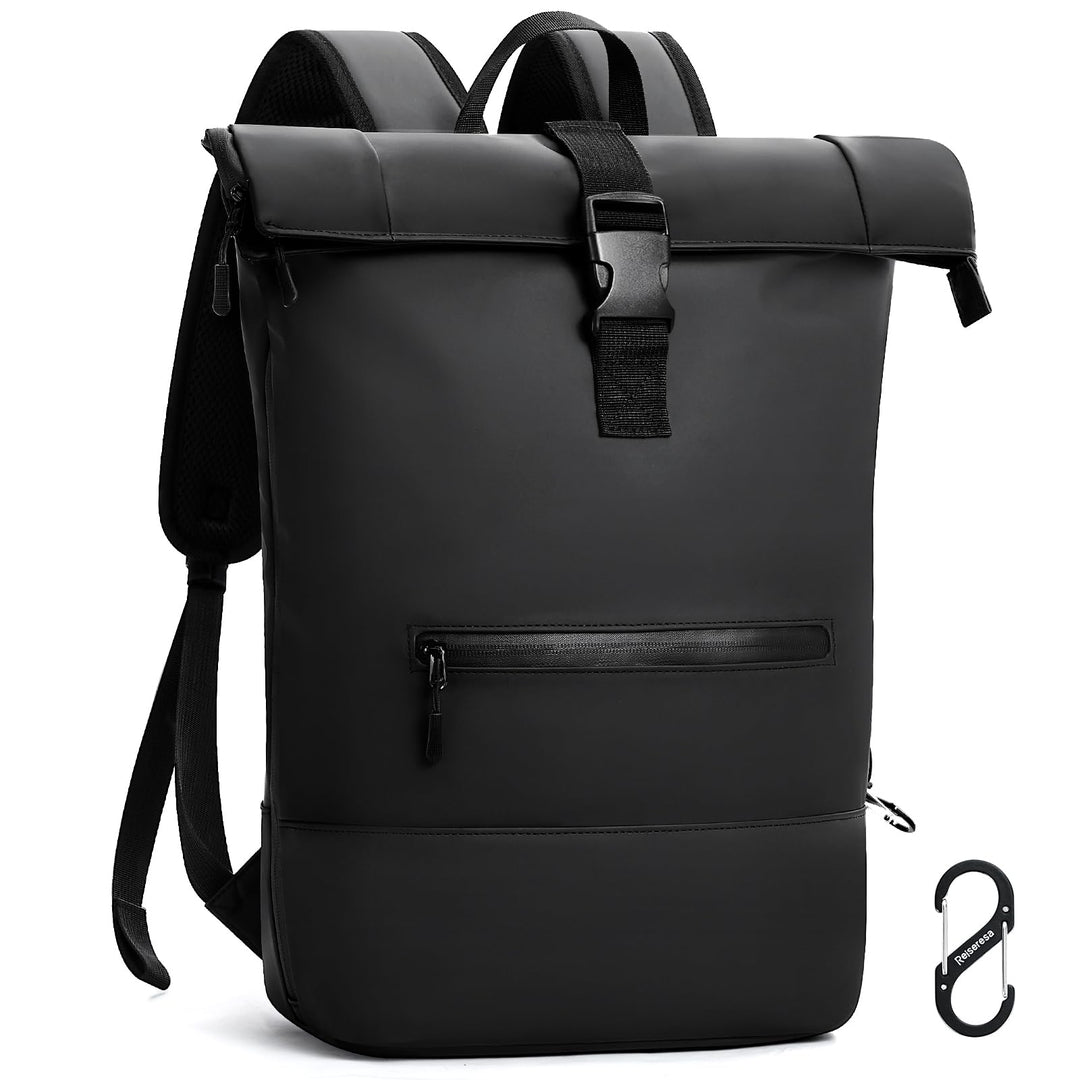 Rolltop Rucksack Herren Damen Wasserdicht Grosse Laptop Rucksack Reiserucksack mit Multifunktionale