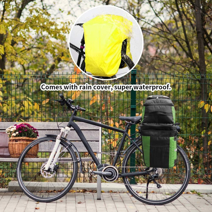 PELLOR Fahrrad Gepäcktaschen, 3 in 1 Multifunction 70L Gepäckträger Tasche Reissfest Gross Fahrradta