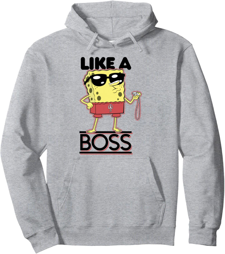 SpongeBob Schwammkopf Rettungsschwimmer Wie Ein Boss Pullover Hoodie