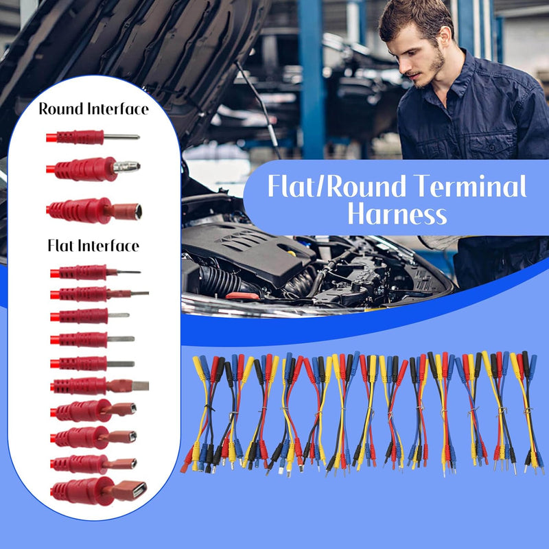 Automotive Messleitungssatz, Rücksonden Isolierungs Piercing Testclip Multimeter Elektrische Tester