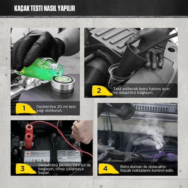 AUTOOL Automotive Pipes Kraftstoffleckdetektor Diagnositc Tester EVAP Lecks Prüfmaschine für 12 V Fa