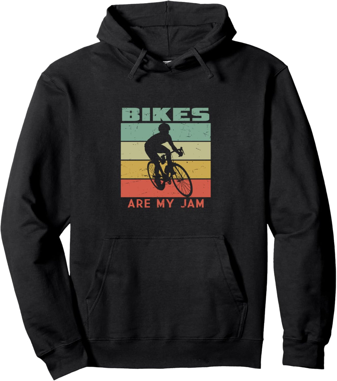 Bikes Are My Jam Radsport Radfahrer Geschenk Rennrad Fahrrad Pullover Hoodie