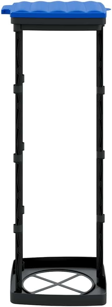 vidaXL Müllsackständer 2 STK., Müllsackhalter mit Deckel, Mülltütenhalter für Küche Garten Garage, M