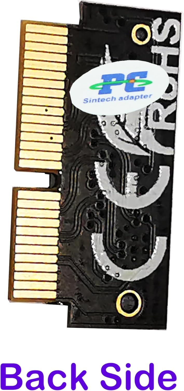 NGFF M.2 nvme SSD Adapter Karte, kompatibel mit Macs 2013–2015 1 Schwarz, 1 Schwarz