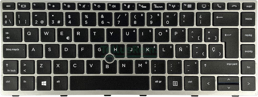 TellusRem ersatztastatur Spanisch Hintergrundbeleuchtung für HP 840 G5, 840 G6, 745 G5, 745 G6, ZBoo