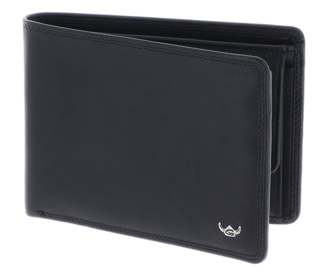 Golden Head Polo - Geldbörse 8cc 12 cm RFID Black