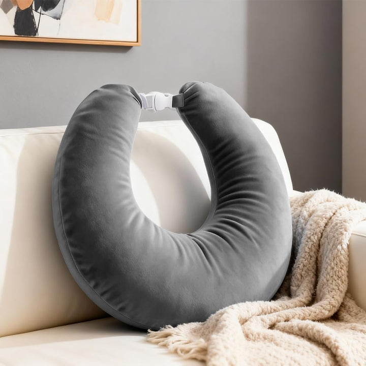 Ergonomisches Kissen, Multifunktion Armstütze, Waschbarer Bezug, U-förmige Beckenkissen, Armstützkis
