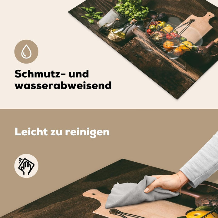 KitchenYeah© Herdabdeckplatte Einteilig Küche Ceranfeld Abdeckplatte Cerankochfeld Abdeckung Indukti