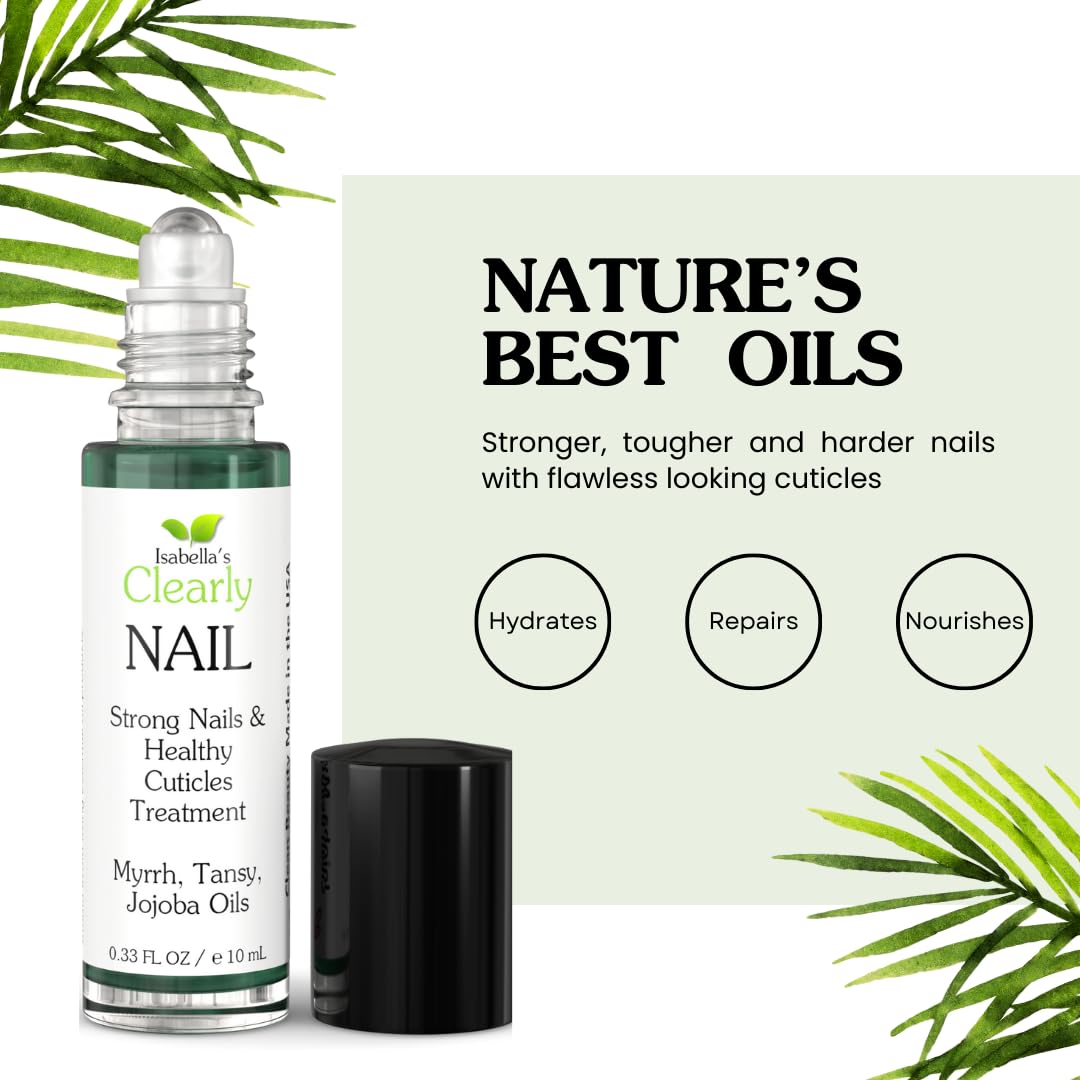 Clearly NAIL, Nagel- und Nagelhautöl | Nagelverstärker für starke, gesunde Nägel und Nagelhautrepara