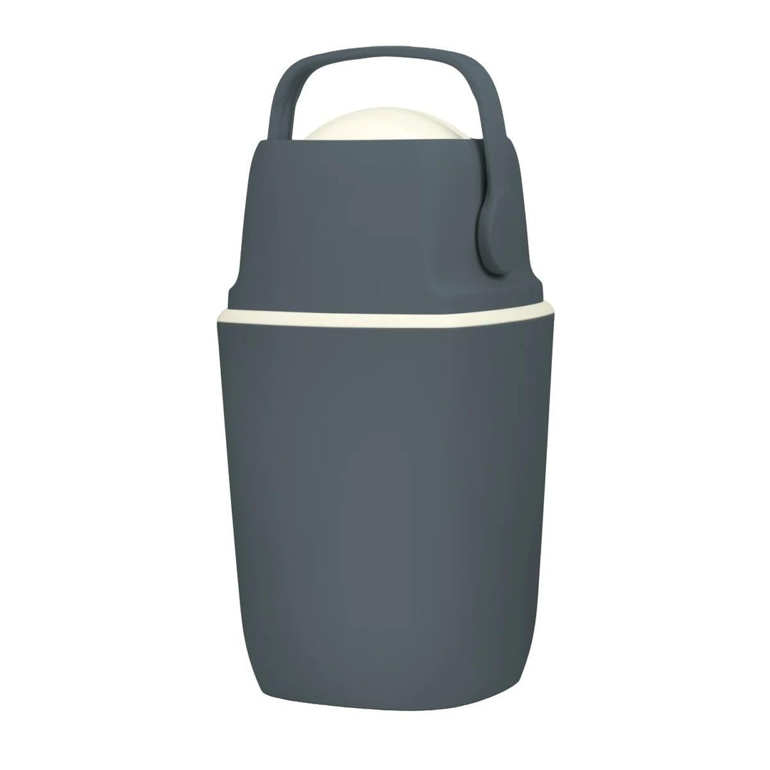 AirWell Windeleimer Geruchsdicht & Windel Blaubaer - Wickeleimer, mit Geruchsstopp-System, Einhändig