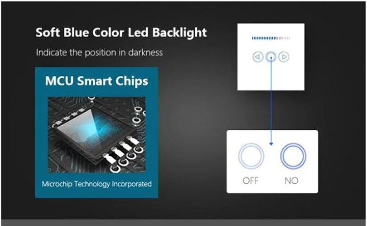 EU Standard 500 W LED Licht Dimmer Schalter Tempered Crystal Glasscheibe Touch Lichtschalter Dimmer