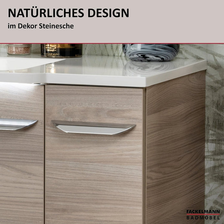 FACKELMANN Unterschrank Luxor mit Apothekerauszug/Badschrank mit Soft-Close/Masse (B x H x T): ca. 2