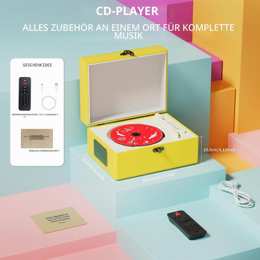 Yintiny Gelber CD-Player