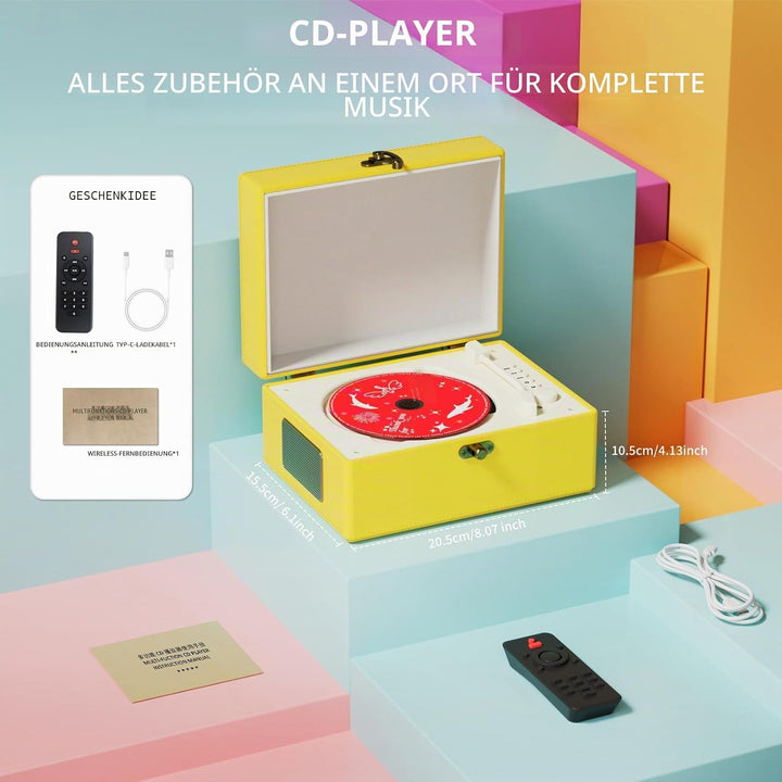 Yintiny Gelber CD-Player